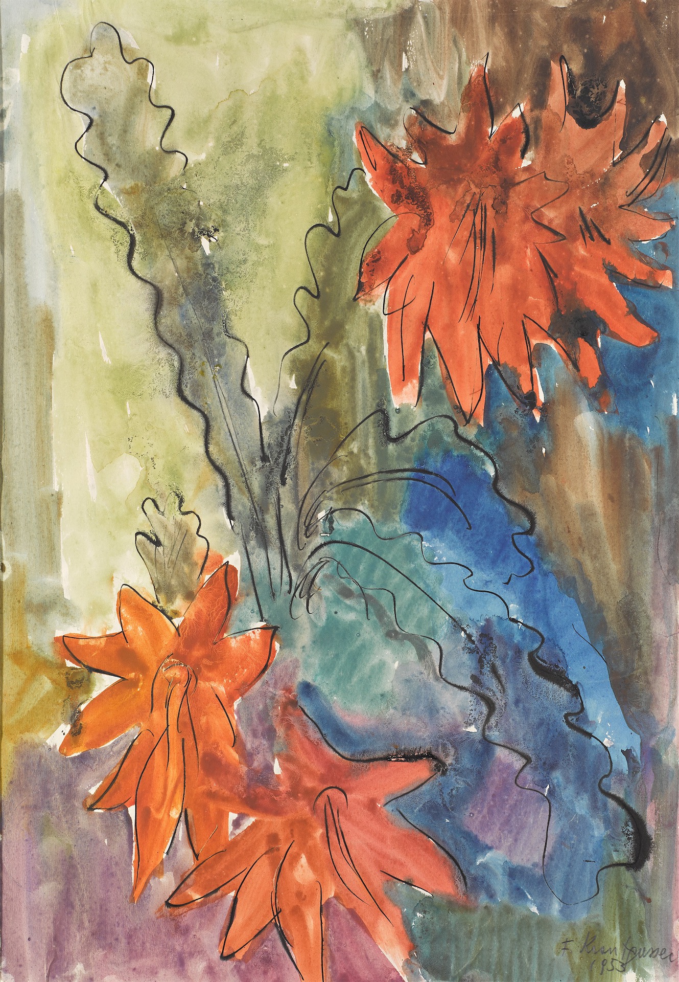 MA-157_Aquarell-Kakteenbluete-2-vier-Blueten-40x60,5.jpg/MA-157